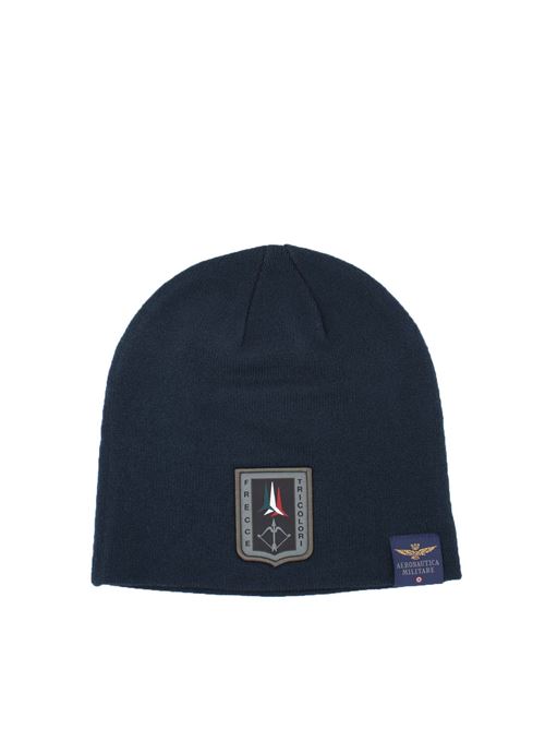 Cappellino cuffia in lana con patch Aeronautica Militare | Cappellini | CU036L45008184